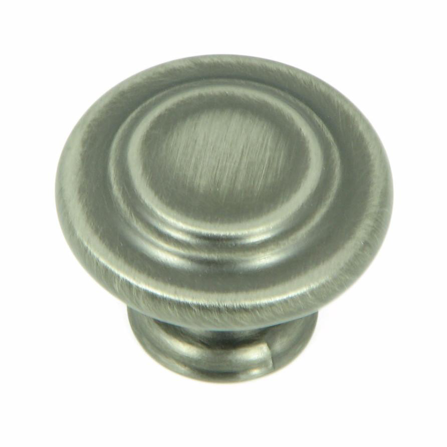 Three Ring 1-1/4" Cabinet Knob in Weathered Nickel
